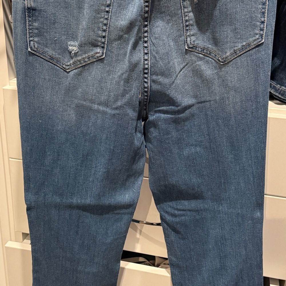 Jelly Jeans Woman’s size 13 Relaxed Fit Distressed Boyfriend Jeans - Blue - Picture 2 of 2
